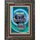 TURN AWAY FROM EVIL   Encouraging Bible Verses Framed   (GWFAVOUR8082)   