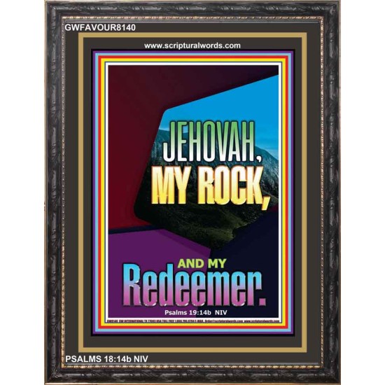 MY REDEEMER   Acrylic Glass Frame Scripture Art   (GWFAVOUR8140)   