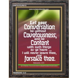 MIND YOUR CONVERSATION   Contemporary Christian Poster   (GWFAVOUR815)   