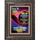 UNDER THE SHADOW OF THY WINGS   Scriptural Portrait Acrylic Glass Frame   (GWFAVOUR8151)   