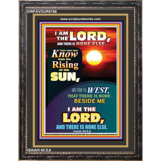 THE RISING OF THE SUN   Acrylic Glass Framed Bible Verse   (GWFAVOUR8166)   