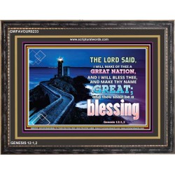 A GREAT NATION   Framed Restroom Wall Decoration   (GWFAVOUR8233)   "45x33"