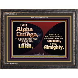 ALPHA AND OMEGA   Scripture Art   (GWFAVOUR8248)   