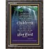 WE ARE THE CHILDREN OF GOD   Scriptural Portrait Acrylic Glass Frame   (GWFAVOUR830)   "33x45"