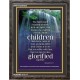 WE ARE THE CHILDREN OF GOD   Scriptural Portrait Acrylic Glass Frame   (GWFAVOUR830)   