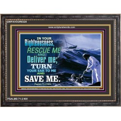 SAVE ME   Large Framed Scripture Wall Art   (GWFAVOUR8329)   