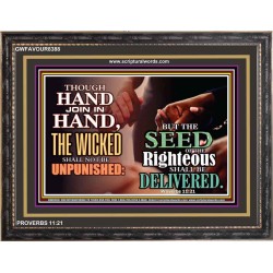 SEED OF RIGHTEOUSNESS   Christian Quote Framed   (GWFAVOUR8388)   