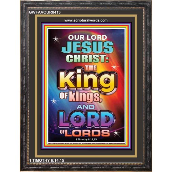 OUR LORD JESUS CHRIST LORD OF LORDS   Bible Scriptures on Forgiveness Acrylic Glass Frame   (GWFAVOUR8413)   