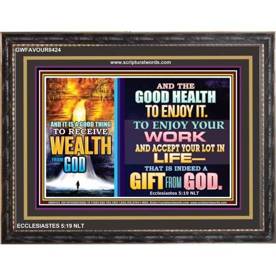 WEALTH FROM GOD   Art & Dcor Framed   (GWFAVOUR8424)   