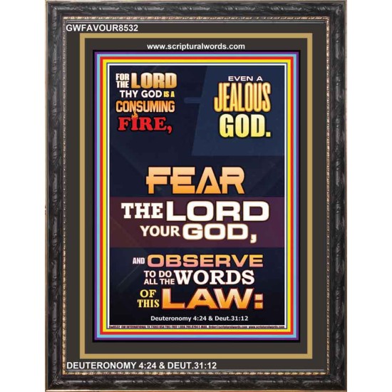 THE WORDS OF THE LAW   Bible Verses Framed Art Prints   (GWFAVOUR8532)   