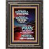 PRAISE GOD   Bible Verse Frame   (GWFAVOUR8548)   "33x45"