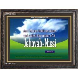 AND MOSES BUILT AN ALTAR   Framed Children Room Wall Decoration   (GWFAVOUR855)   