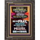 PRAYER WORKS   Framed Religious Wall Art    (GWFAVOUR8588)   