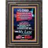 MY LOVE IS CONSTANT   Bible Verse Wall Art Frame   (GWFAVOUR8594)   "33x45"