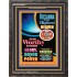 WORTHY TO RECEIVE ALL GLORY   Acrylic Glass framed scripture art   (GWFAVOUR8631)   "33x45"