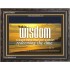 WALK IN WISDOM   Bible Verse Wall Art   (GWFAVOUR865)   "45x33"