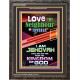 LOVE THY NEIGHBOR   Inspirational Wall Art Wooden Frame   (GWFAVOUR8661)   