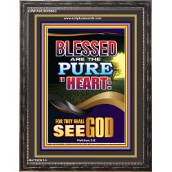 THEY SHALL SEE GOD   Scripture Art Acrylic Glass Frame   (GWFAVOUR8663)   