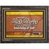 WALK WORTHY   Encouraging Bible Verses Framed   (GWFAVOUR867)   "45x33"