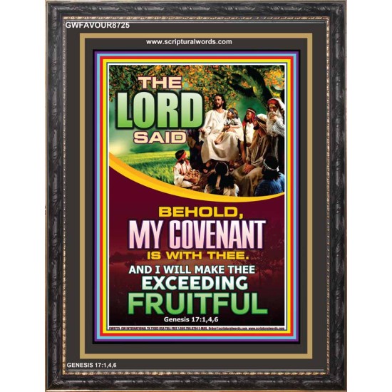 MAKE THEE EXCEEDING FRUITFUL   Christian Frame Art   (GWFAVOUR8725)   