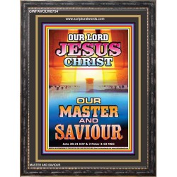 MASTER AND SAVIOUR   Christian Artwork   (GWFAVOUR8754)   