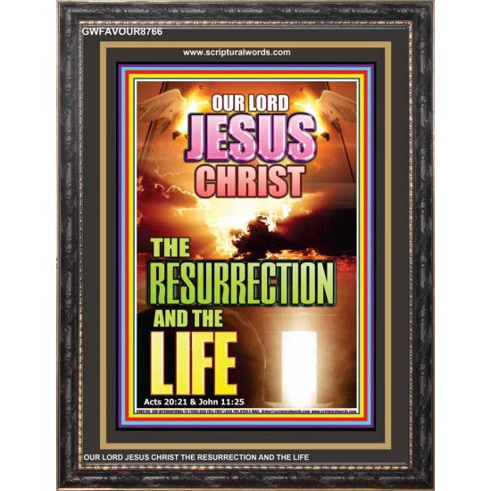 THE RESURRECTION AND THE LIFE   Christian Wall Dcor   (GWFAVOUR8766)   