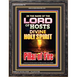 PILLAR OF FIRE   contemporary Christian Art Frame   (GWFAVOUR8779)   