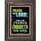 PRAISE THE LORD   Framed Interior Wall Decoration   (GWFAVOUR8822)   