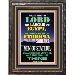 THEY SHALL BE THINE   Framed Restroom Wall Decoration   (GWFAVOUR8829)   