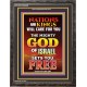 THE MIGHTY GOD OF ISRAEL   Framed Bible Verses   (GWFAVOUR8850)   
