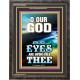 O OUR GOD   Bible Verse Framed Art   (GWFAVOUR8854)   