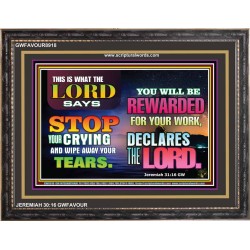 WIPE AWAY YOUR TEARS   Framed Sitting Room Wall Decoration   (GWFAVOUR8918)   "45x33"