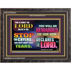 WIPE AWAY YOUR TEARS   Framed Sitting Room Wall Decoration   (GWFAVOUR8918)   