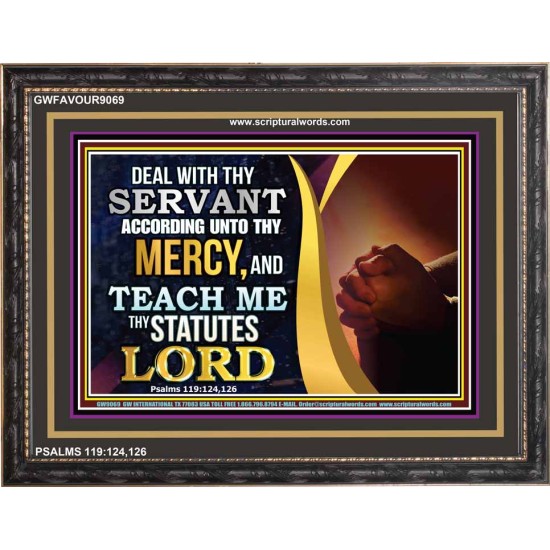 ACCORDING TO THY MERCY   New Wall Dcor   (GWFAVOUR9069)   