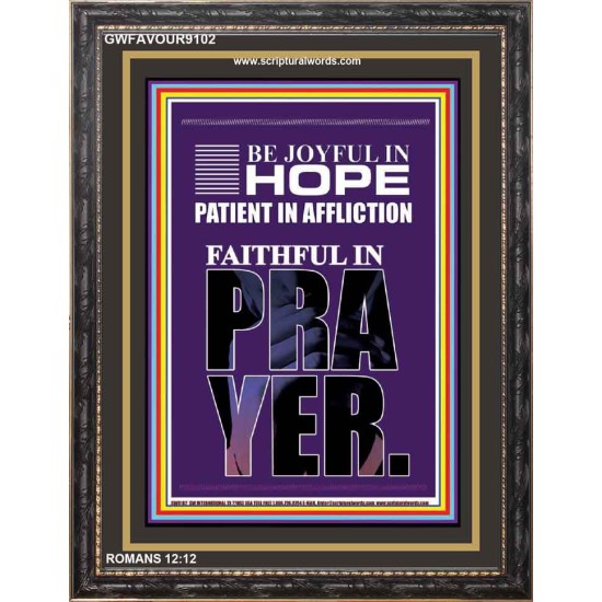 PRAYER   Frame Bible Verse   (GWFAVOUR9102)   