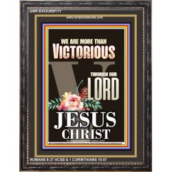 MORE THAN VICTORIOUS   Bible Verse Picture Frame Gift   (GWFAVOUR9111)   