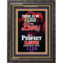 NO FEAR IN LOVE   Bible Verse Frame Online   (GWFAVOUR9130)   