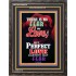 NO FEAR IN LOVE   Bible Verse Frame Online   (GWFAVOUR9130)   "33x45"