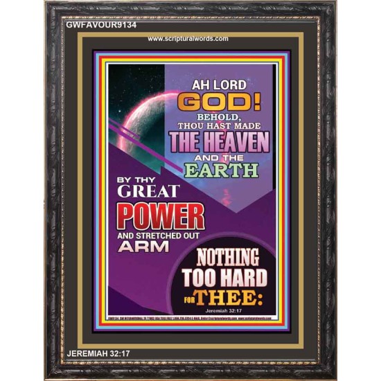 MAKER OF HEAVEN AND EARTH   Bible Verses Framed for Home Online   (GWFAVOUR9134)   