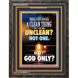 UNCLEAN   Scriptures Wall Art   (GWFAVOUR9144)   "33x45"