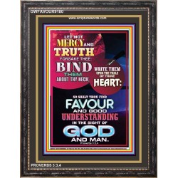 MERCY AND TRUTH   Contemporary Christian Wall Art Frame   (GWFAVOUR9180)   