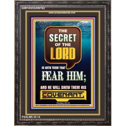 THE SECRET OF THE LORD   Scripture Art Prints   (GWFAVOUR9192)   