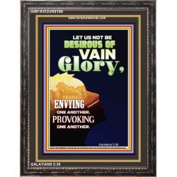 VAIN GLORY   Bible Verses Wall Art Acrylic Glass Frame   (GWFAVOUR9196)   "33x45"