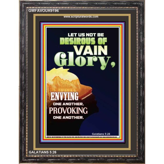 VAIN GLORY   Bible Verses Wall Art Acrylic Glass Frame   (GWFAVOUR9196)   