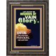 VAIN GLORY   Bible Verses Wall Art Acrylic Glass Frame   (GWFAVOUR9196)   