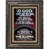 O GOD YOU ARE MY GOD   Contemporary Christian Art Acrylic Glass Frame   (GWFAVOUR9241)   "33x45"