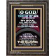 O GOD YOU ARE MY GOD   Contemporary Christian Art Acrylic Glass Frame   (GWFAVOUR9241)   