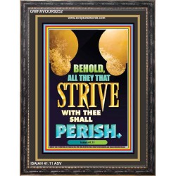 ALL THEY THAT STRIVE WITH YOU   Contemporary Christian Poster   (GWFAVOUR9252)   