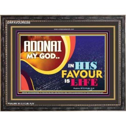 ADONAI MY GOD   Bible Verse Framed for Home Online   (GWFAVOUR9288)   