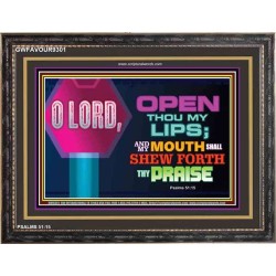 SHEW FORTH THE PRAISE OF GOD   Bible Verse Frame Art Prints   (GWFAVOUR9301)   